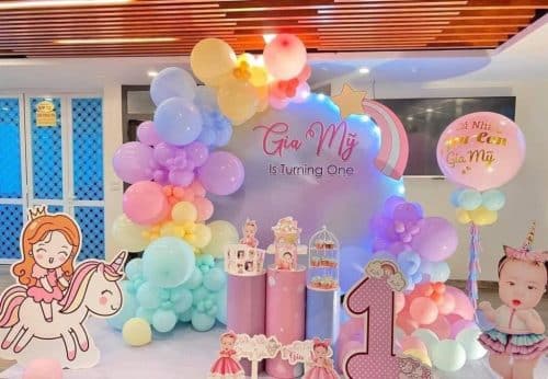 Gói trang trí sinh nhật cho bé tại nhà theo yêu cầu