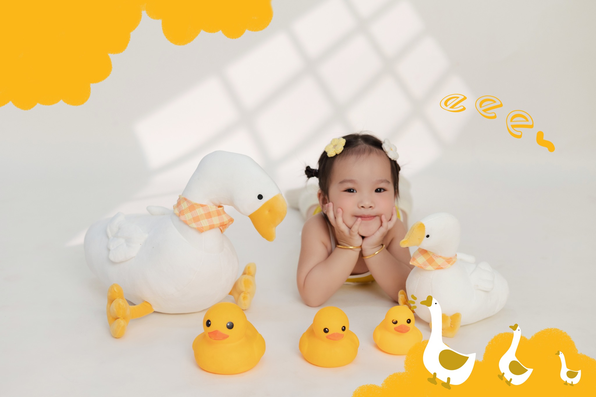 Quy trình thực hiện chụp ảnh cho bé tại nhà Sunny studio