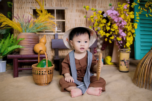 Concept chụp ảnh làm nông dân