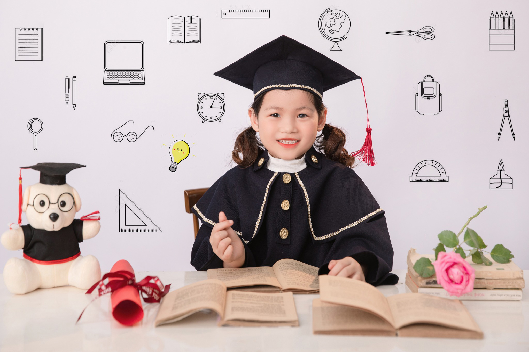 Bí quyết chụp ảnh kỷ yếu mầm non tại studio đẹp dành cho bố mẹ