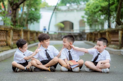 concept thanh xuân chụp kỷ yếu mần non