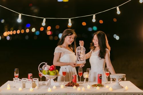 chụp ảnh kỷ yếu lớp 9 concept party night