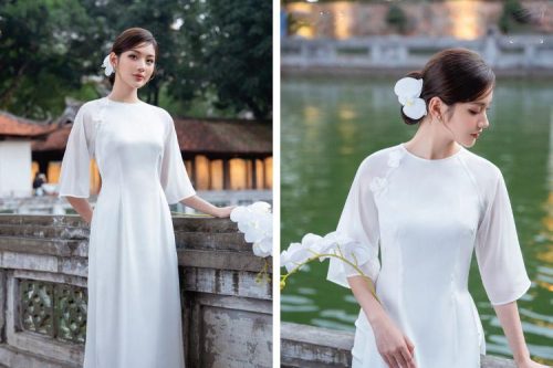 Chỉnh sửa ảnh áo dài ngày 20/10 với tone màu vintage