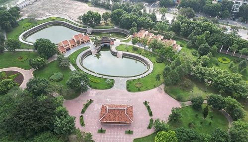 Ảnh tổng quan không gian Công viên Hội An