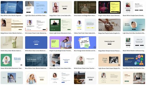 Hình ảnh giao diện của một công cụ thiết kế ảnh online Canva