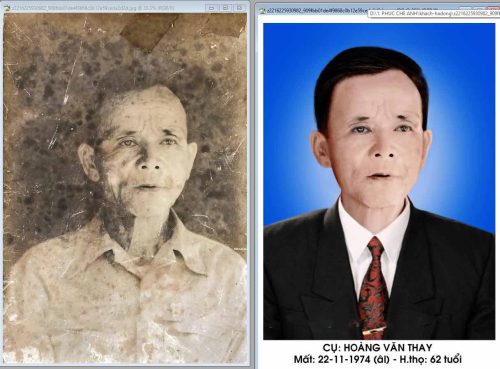 ảnh minh họa quá trình phục chế